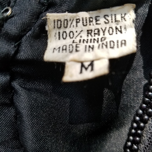 Vintage black sequin top - Picture 4 of 6